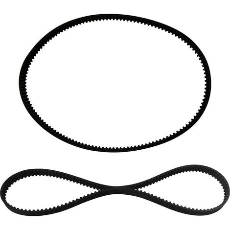 Juego de 2 correas de repuesto 120-3335 para cortacéspedes y tractores cortacésped Toro TimeMaster con plataforma de corte de 30 pulgadas, reemplazo para la correa 265-610, 1203335. (1/5)
