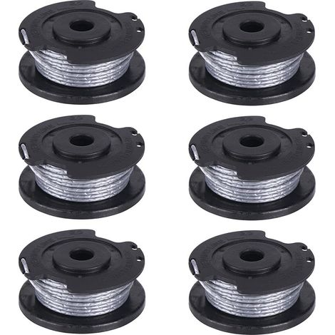 Set di 6 bobine di filo per decespugliatore Bosch Art 23 26 SL 4 mx 1,65 mm