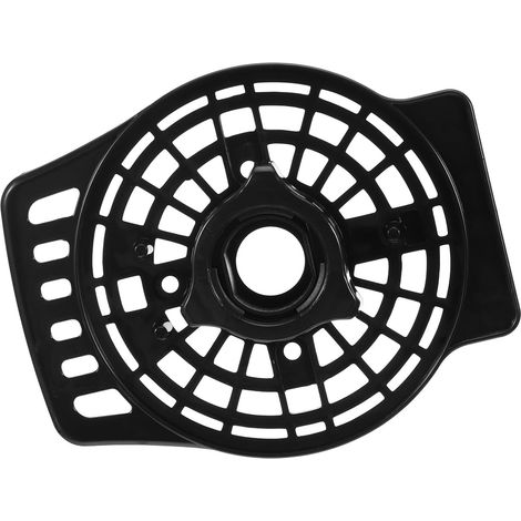 Couvercle de ventilateur industriel, housse de moteur de ventilateur réutilisable en plastique noir avec écrou de fixation, protection du moteur, pour usage domestique et de (1/5)
