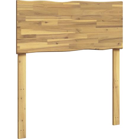 Tête de lit en bois brut ROSTOCK Blanc 75 cm vidaXL (1/5)