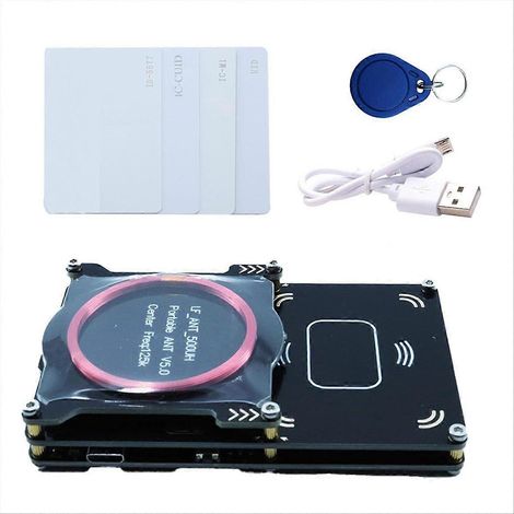 Proxmark3 512M Easy V5.0 RDV4 RFID-Kartenleser/-schreiber, Speicherchip-ID-Kartenkopierer/-duplikator mit integrierter Antenne und Decoder (1/5)