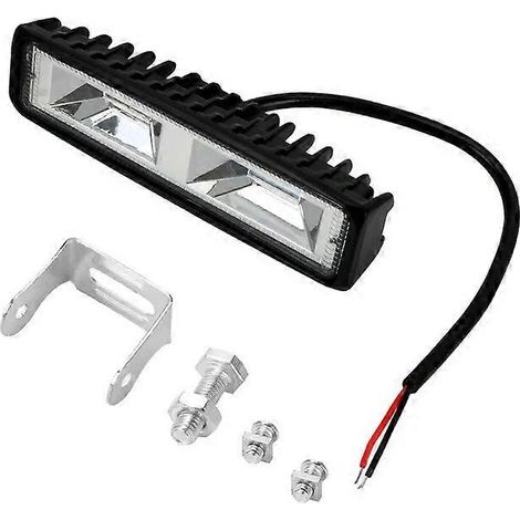 Phares LED 12-24V pour auto, moto, camion, bateau, tracteur, remorque, tout-terrain, projecteur de travail LED 36W (1/5)
