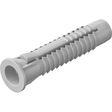 OBO Bettermann Universaldübel 6x30 Polyethylen lichtgrau, 100 Stück, 2347582