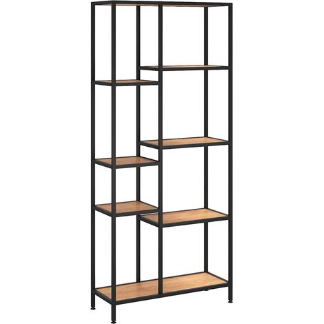 Maison Exclusive - Estantería de madera contrachapada y acero 80x