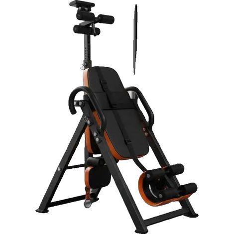 Mesa de inversión, capacidad de carga de 136 kg, entrenador de fuerza multifuncional, color naranja. (1/2)