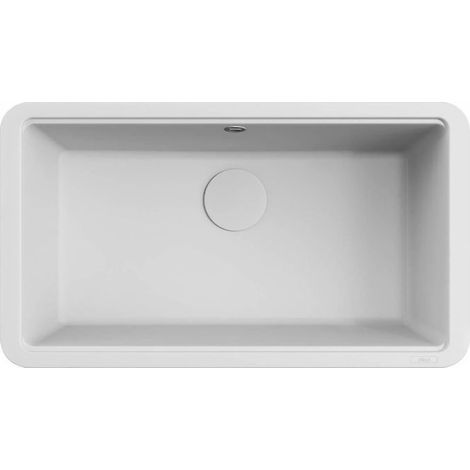 Elleci GLOBE 910 BIANCO Lavello 1 vasca cm. 84x48 granitek Bianco