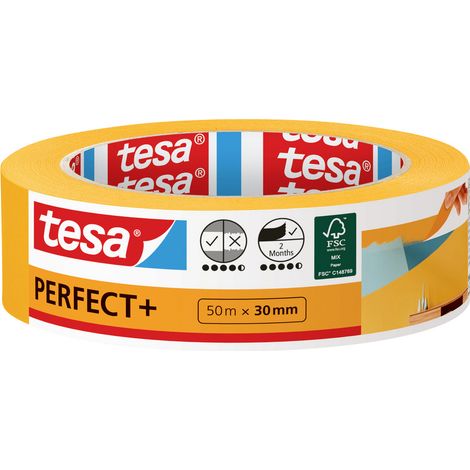 tesa PERFECT+ Maler-Kreppband 50m x 30mm
