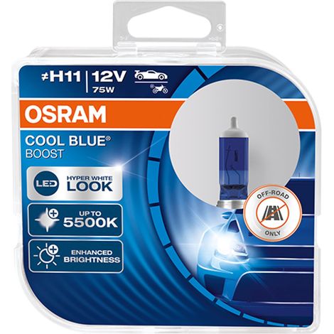 Bombillas Ams-osram Cool Blue Boost H11 de 75 W, 2 unidades. (1/5)