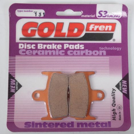 bremsbelag gold fren für roller kymco 50 sniper dd 1994 bis 1996 (1/2)