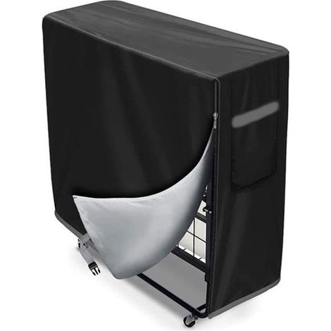 Klappbare Bettabdeckung - Schwarz 210D - 99 x 38 x 114 cm