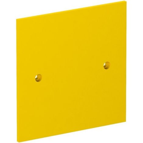 OBO Bettermann Abdeckplatte blind 95x95mm Polyamid rapsgelb RAL 1021, 6109842 (1/3)