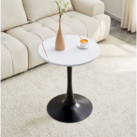 Runder Tisch im Mid-Century-Stil aus MDF und Metall OKMYHOME (1/5)