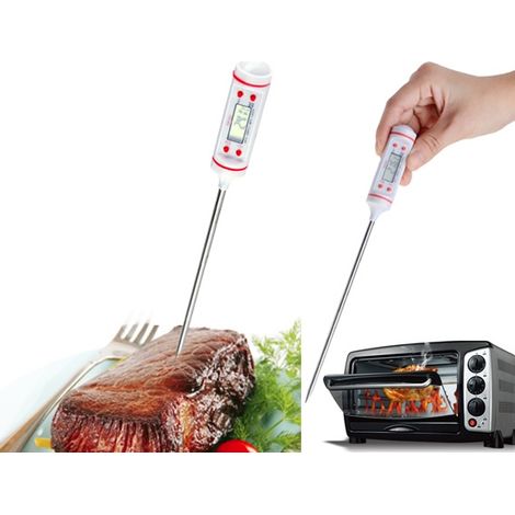 Termometro per griglia/cottura al forno con display LCD (1/3)