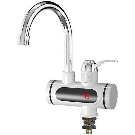 Robinet pour chauffe-eau électrique, robinet d'eau chaude et froide, robinet à chauffe rapide, raccord pour chauffe-eau, compatible avec prise standard américaine EM 3000 W (1/5)