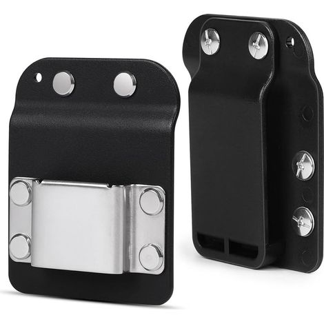 Porte Outils Ceinture, Support à Outils pour Perceuse, Clip de Ceinture à Outils, Clips en Acier Inoxydable 304, pour Perceuse sans Fil, Visseuse à Chocs, Cloueur, Mètre Ruban (1/5)