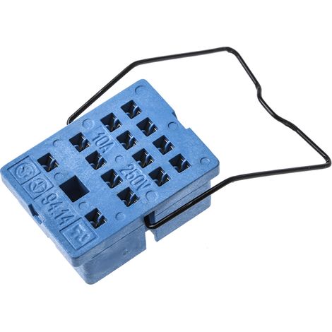 Support relais Finder série 94 11 contacts, Montage sur CI, 250V c.a., pour Relais séries 55.34 et 55.32 ( Prix pour 1 )