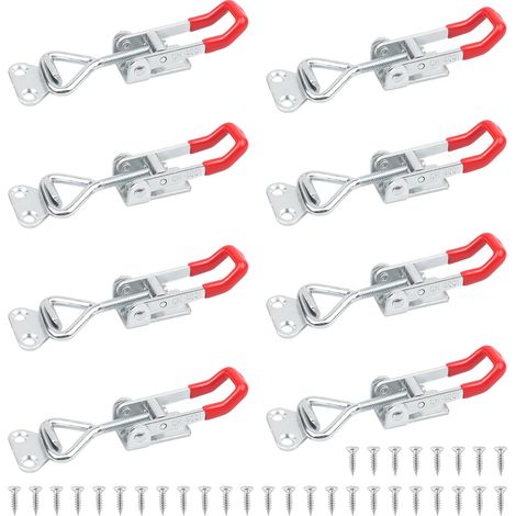 Serre-Joint À Levier - Acier Inoxydable Réglable - Pour Caisse Et Panneau - Lot De 8 (1/5)