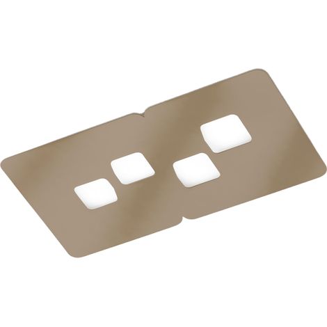Plafonnier Bilbao P/P - Plafonnier Tortora En Métal Et Méthacrylate 4X8W Gx53 - Gea Luce (1/3)