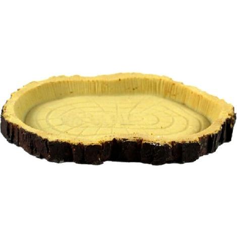 Cuenco plano miniatura de resina para paisaje, alimento para reptiles, terrario, animales, tortugas, geckos y serpientes. (1/5)
