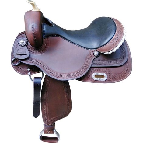 17", Marrone: Sella western Denver modello Reiner  più