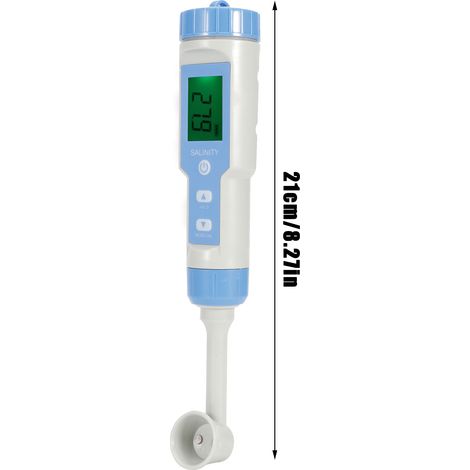 Testeur de salinité étanche IP67 pour la mesure de la concentration en sel dans les aliments, haute précision (1/5)