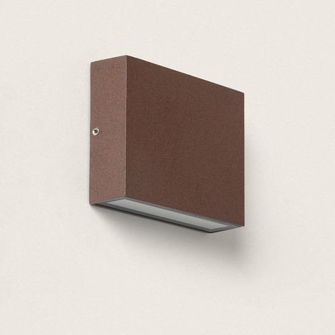 LED-Wandleuchte Aussen 7W Aluminium Doppelseitige Beleuchtung CCT Wählbar Brooky S Rost