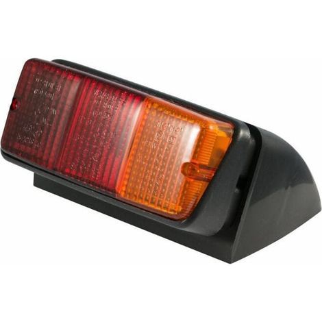 Luz trasera derecha con 3 funciones, 162x70 mm, base angular. (1/2)