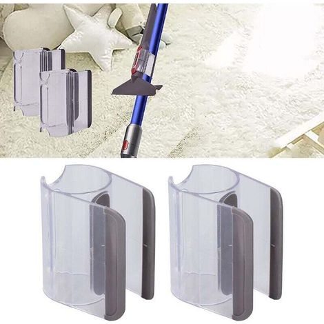 Enowelir Saugclip für Dyson V7, V8, V10 und V11, Aufbewahrungsclip für Staubsaugerkopf, Verlängerungsclip, Zubehör, 2 Stück (1/4)