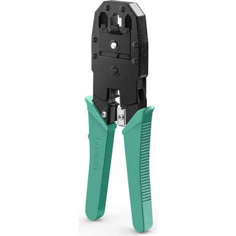Alicate crimpador RJ45/RJ11 3 en 1 con cúter pelacables de regalo (1/5)
