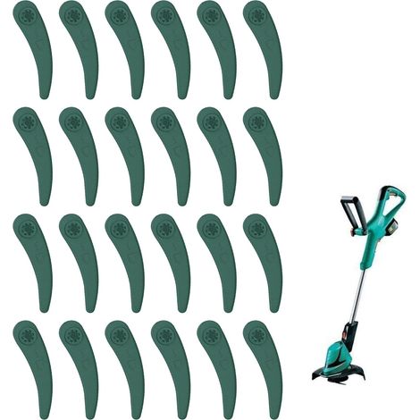 24pcs Lames En Plastique De Rechange Tondeuse Lame Coupe Bordure Lame Coupe Bordur Lames En Plastique Coupe Bordure à Lame Plastique Pour Lames De Coupe-Bordures Bosch Art 23-18 Li Art 26-18 H335 (1/5)