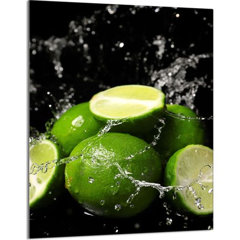 Planche à découper en verre 40x52 Citron vert (1/5)