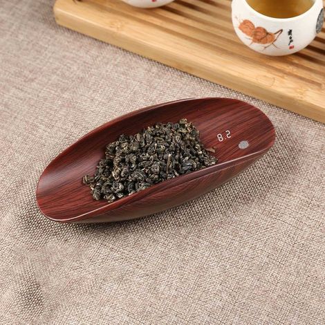 Filiyano-Balance de cuisine numérique en bois - Balance de précision pour le café, le thé et la cuisine (argent) (1/5)