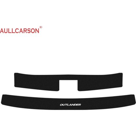 (2 pièces pour hayon) Pour Mitsubishi Outlander 2022,2023 et 2024 : protections de seuil de porte en cuir,autocollants et bande de protection en fibre de carbone Accessoires (1/3)