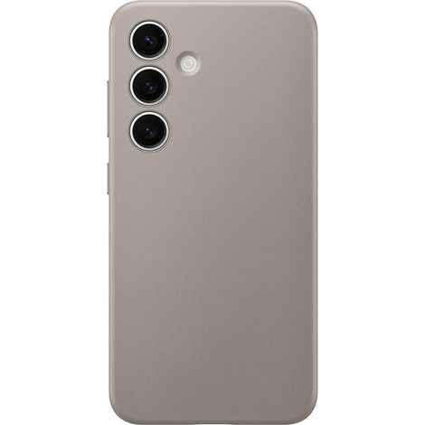 Original Hülle für Samsung Galaxy S24 Vegan Leder Case GP-FPS921HCAAW grau (1/3)