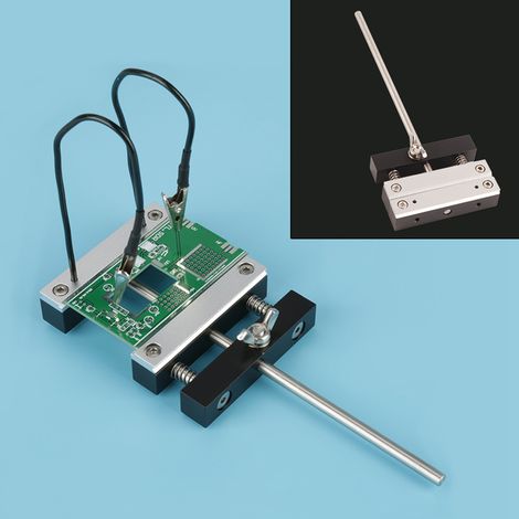 Support de PCB avec 2 pinces étau pour station de soudage, plaque de fixation de circuit imprimé, lot de 1 (1/5)