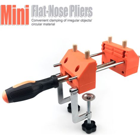 Étau de Table Compact et Orientable – Étau Domestique Polyvalent à Mors Parallèles (1/5)