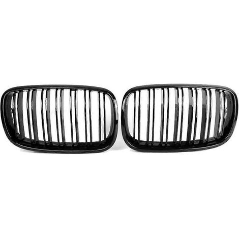 Stück glänzend schwarze Nierengrills für BMW X5 E70 2007-2013 (1/5)