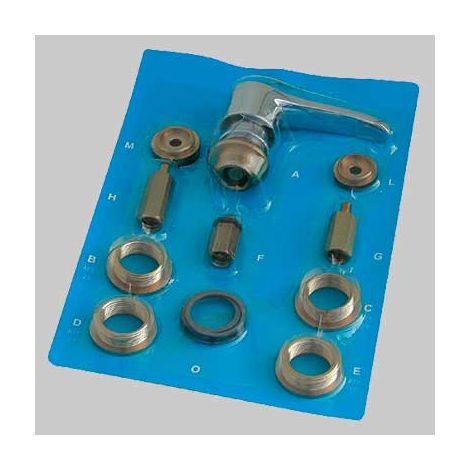 KIT VITONE E MANIGLIA UNIVERSALE PER PASSO RAPIDO  10 combinazioni     MADE IN ITALY
