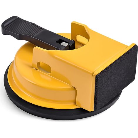 Ventouse de levage à ventouse d'une capacité de charge de 60 kg, ventouse professionnelle pour verre et carrelage avec tête d'aspiration en caoutchouc renforcé, ventouse à vide pour verre, carrelage, (1/5)