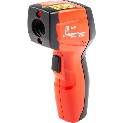 Thermomètre infrarouge RS PRO max. +380 °C, +716 °F, optique 12:1 ( Prix pour 1 ) (1/3)