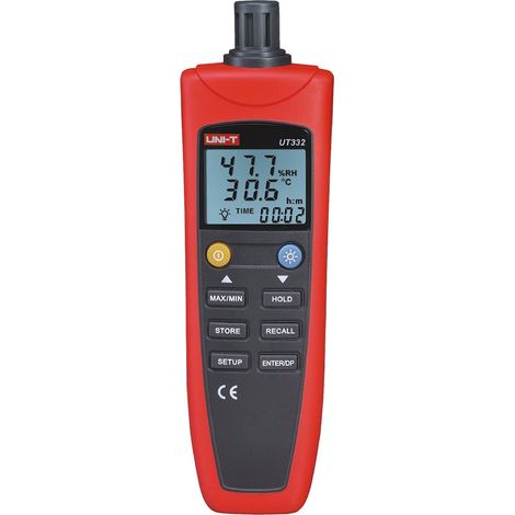 UNI-T Digital Thermometer Hygrometer UT331+ UT332+ Temperature Humidity Meter For Factories -20°C70°C…