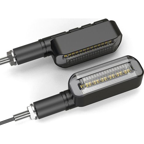 Lot de 2 feux clignotants LED 12V pour moto, feux de position lumineux universels pour modification (1/5)