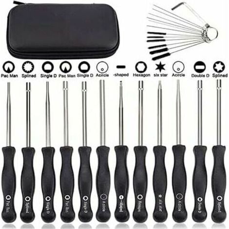 Ensemble de 12 outils de réglage de carburateur et tournevis de réglage pour moteur à 2 temps, pour débroussailleuses, tronçonneuses Poulan, Husqvarna, STHIL, Echo