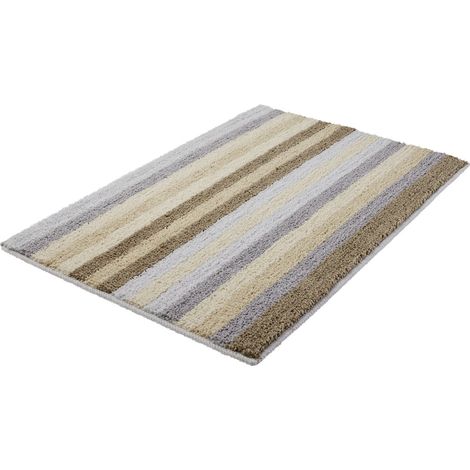 Kleine Wolke Badteppich Fish taupe 65 x 115 cm