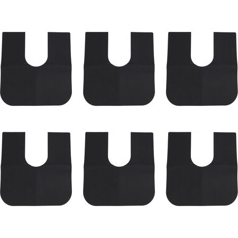Tapis de toilette gris foncé, lavable et réutilisable, pour l'apprentissage de la propreté, avec anneau intérieur ajustable. (1/5)