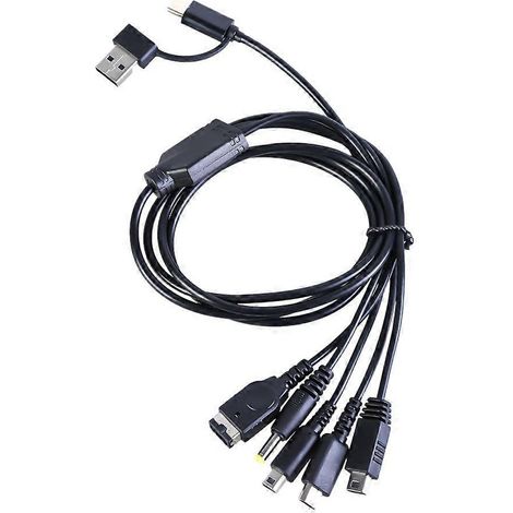 5-in-2-USB-C-Ladekabel als Ersatz für Spielekonsolen und andere Geräte