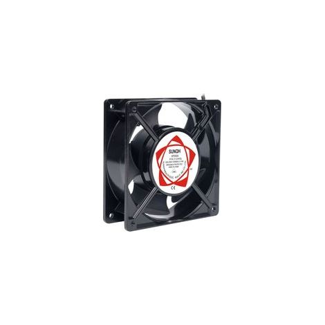 Ventilateur axial pour bote de cheminée Insérable Haute température Pales en métal Silencieux Universel 120 x 120 x 38 mm