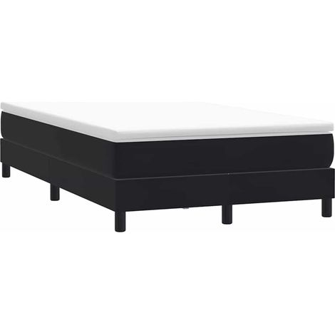 vidaXL Sommier à lattes de lit sans matelas noir 120x220 cm velours