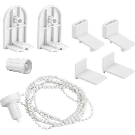 Support de store enrouleur de rechange sans perçage, 17 mm, pour fenêtre, double store enrouleur, pince de serrage, palan à chaîne. (1/5)