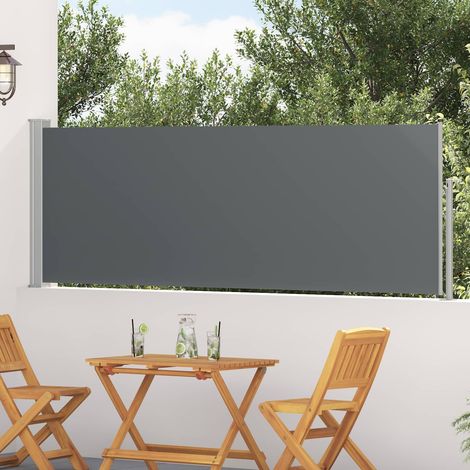 vidaXL Tenda laterale retrattile Antracite 300 x 100 cm
